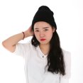 thumbnail image 2 of yeacher Unisex Ribbed Knit Beanie for Winter - Soft Woolen, Stretchable, Slouchy Design, Yellow, 2 of 6