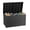 Black, variant on Chiccushion 230 Gallon Outdoor Patio Box Deck Solid Construction Multi Functional Storage Container for Courtyard Leisure Spot, Brown