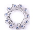 thumbnail image 1 of stanreset Nipples Rings Fashionable Trendy Comfortable Fake Piercings Wear-resistant Decorative Accessories Pedant Jewelries for Dressing Silvering Light Blue, 1 of 5