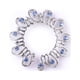 thumbnail image 2 of sweethay Anillos para pezones Joyas de acero inoxidable Azul claro plateado, 2 of 6