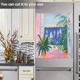thumbnail image 3 of Yayeee Magnetic Dishwasher Cover for The Front Decoration Home Kitchen Machine Sticker Protector, Boat Seaside, 3 of 6