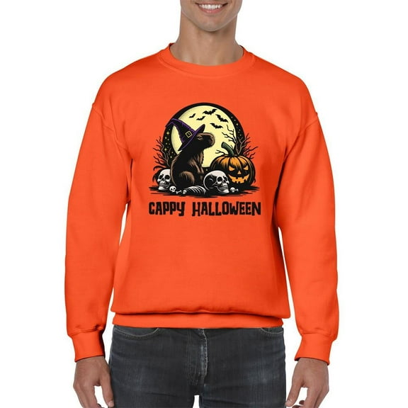 Cappy Halloween Graphic Graphic - Men's Sweatshirt