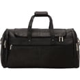 thumbnail image 1 of Le Donne Leather LD-9804-BL Large Travel Duffel, Black, 1 of 1