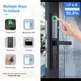thumbnail image 6 of 85 Lock Body WIFI Smart Lock For Aluminum Patio s Door Smart Life APP App Handle Fingerprint Electronic Digital Lock ,Easy installation, 6 of 6