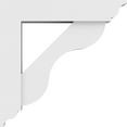 thumbnail image 3 of 3"W X 12"D X 12"H Standard Carmel Architectural Grade Pvc Bracket With Traditional Ends, 3 of 8