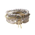 thumbnail image 2 of 1 Set Bohemian Beaded Bracelets for Women Bow Knot Charm Holiday Bracelets Stackable Stretch Bracelets for Beach Summer Vacation Party, 2 of 8