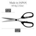 thumbnail image 2 of Hoja larga para manualidades Scissors CANARY de 8.2 pulgadas con regla, 2 of 7