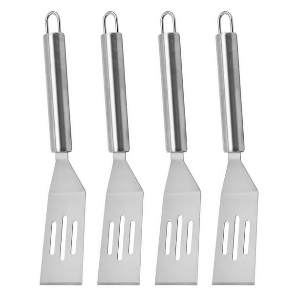 4Pcs Stainless Steel Frying Spatulas Restaurant Steak Spatulas Kitchen Pancake Turner