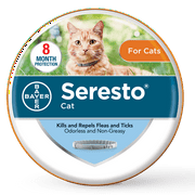 Angle View: (2 pack) Seresto Flea and Tick Prevention Collar for Cats, 8 Month Flea and Tick Prevention