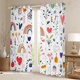 thumbnail image 2 of Castle Fairy Rainbow Curtains Pack of 2 (42x84 Each),Spring Garden Curtains Blackout, 2 of 6