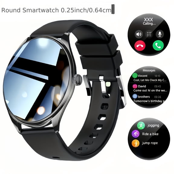 Unisex Smartwatch: Make/Receive Calls, Text, Fitness Tracker, 100  Sports Modes, Pedometer, Compatible with Android/iPhone