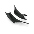 thumbnail image 2 of 4X Poignées de Porte avant pour F30 F35 3 4 Series, 4 x Poignées de Porte, Noir, 2 of 5