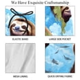 thumbnail image 4 of luoweisi Men's Beach Shorts Quick Dry Swim Trunks with Mesh Lining Sloth S, 4 of 5