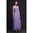 thumbnail image 3 of Bimba Red Berries & Bulbul Bird Printed Women Georgette Smocked Strap Dress-X-Small, 3 of 7