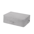 thumbnail image 1 of Bolsa de tela para edredón, asas reforzadas con cremallera, cesta para armario, almacenamiento de embalaje de gran capacidad, organizador de Almacenamiento y organización del hogar Extendido/Gris Injueey HA077321-04, 1 of 6