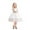 White, variant on Gunia Girls Formal Dress Elegant Party Tutu Gown Celebrations Satin Lace Wedding Beige Dress For Girls 3-13 Years
