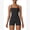 Black, variant on 2 Pieces Workout Sets for Women Cross Back Tank Top Matching High Waist Biker Shorts Sports Bra Gym Leggings Yoga Pilates Outfits Tracksuit