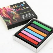 Premium New Women\'s Non-Toxic Temporary Hair Chalk Great For Party Washable 6 Color - 5 UNIT