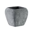 thumbnail image 1 of Cement Square Pot With Recessed Lip And Tapered Bottom, Large, Gray, 1 of 1