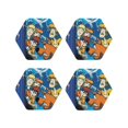 thumbnail image 2 of Saiise 4 Pcs Leather Coasters for Drinks Coaster Sets Drink Table Cup Coasters for Living Room Kitchen Coffee Decor,Scooby-Doo, 2 of 8