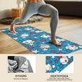 thumbnail image 4 of Blue Stars and Baseballs Pattern Hot Yoga Mat Towel Non Slip for Hot Yoga - Quick-Drying Yoga Mat Cover with 4 Corner Pockets with Travel Bag - Hot Yoga Towel Non Slip 74"x26", 4 of 6