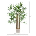 thumbnail image 2 of Mainstays 30"H Artificial Indoor Bamboo Tree in Plastic Vanilla Planter, 2 of 7