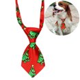thumbnail image 1 of Cravate de Noël pour Animaux de Compagnie Ajustable Mignonne Imprimée Dessin Animé Collier pour Animaux de Compagnie, 1 of 10