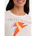 thumbnail image 3 of Time and Tru Women's Bowie Bolt Graphic Tee, Sizes XS-XXXL, 3 of 5