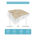 thumbnail image 4 of Full Size Quilt Bedding Set, Botanical Rose Bud Reversible Summer Quilt 3 Pieces, Vintage Tan Brown Floral Leaves Farmhouse Lightweight Bedspreads Coverlets with 2 Pillow Shams for All Seasons, 4 of 5