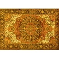 thumbnail image 1 of Ahgly Company Indoor Rectangle Persian Yellow Traditional Area Rugs, 2' x 5', 1 of 4
