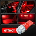 thumbnail image 6 of 10x T10 192 921 168 2825 5050 SMD Chip 5-LED Red Interior Dome Map Lights Bulbs, 6 of 12