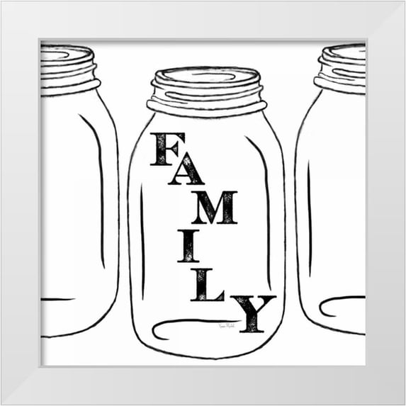 Murdock, Ramona 20x20 White Modern Wood Framed Museum Art Print Titled - Family