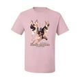 thumbnail image 2 of If It's Not a German Shepherd It's Just a Dog Gift | Mens Dog Lover Graphic T-Shirt, Light Pink, X-Large, 2 of 3