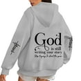 thumbnail image 2 of God Is Still Writing Your Story Hoodies for Women Long Sleeve Christian Hooded Sweatshirt with Pockets Pullover Tops, 2 of 6