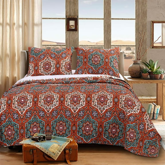 Barefoot Bungalow Sofia Reversible Quilt Set