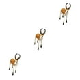 thumbnail image 3 of relayinert Figurines de Cerf Springbok Antilope Exquise Miniatures Collection pour 3 Ans et Plus Marron 3Set, 3 of 6