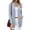 Light Blue, variant on Women's Open Front Long Cardigan Lightweight with Pockets Fall Layering