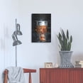 thumbnail image 4 of Luxe Metal Art 'Bourbon Glass 2'  by Ethan Harper Metal Wall Art, 16" x 24", 4 of 9