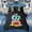 Black Blue, variant on Feelyou Rugby 67 Number King Bedding for Boys, Funny Birthday Basketball King Bed in a Bag, Black Reversible, 7-Piece