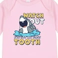 thumbnail image 4 of Inktastic Watch out I've Got My First Tooth Boys or Girls Long Sleeve Baby Bodysuit, 4 of 5