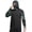 Dark Green, variant on Men's Camo Sun Shirt with Mask, UPF 50+ Hooded Long Sleeve Top, Quick Dry Hiking Fishing Performance Gear for Outdoor Hunting Sports, Black/XL