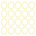 thumbnail image 1 of 1 Bag High Temperature Resistant Rubber Bands Perm Rubber Rings (Yellow), 1 of 7