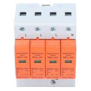 Surge Arrester Device,4P Surge Protective Device DIN Rail Surge Protector P Surge Protector Expertly Crafted