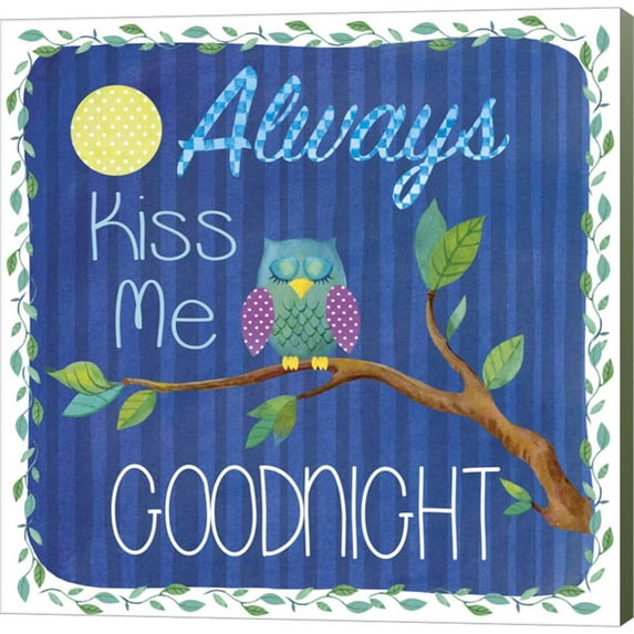 Always Kiss Me by Fiona Stokes-Gilbert, Canvas Wall Art