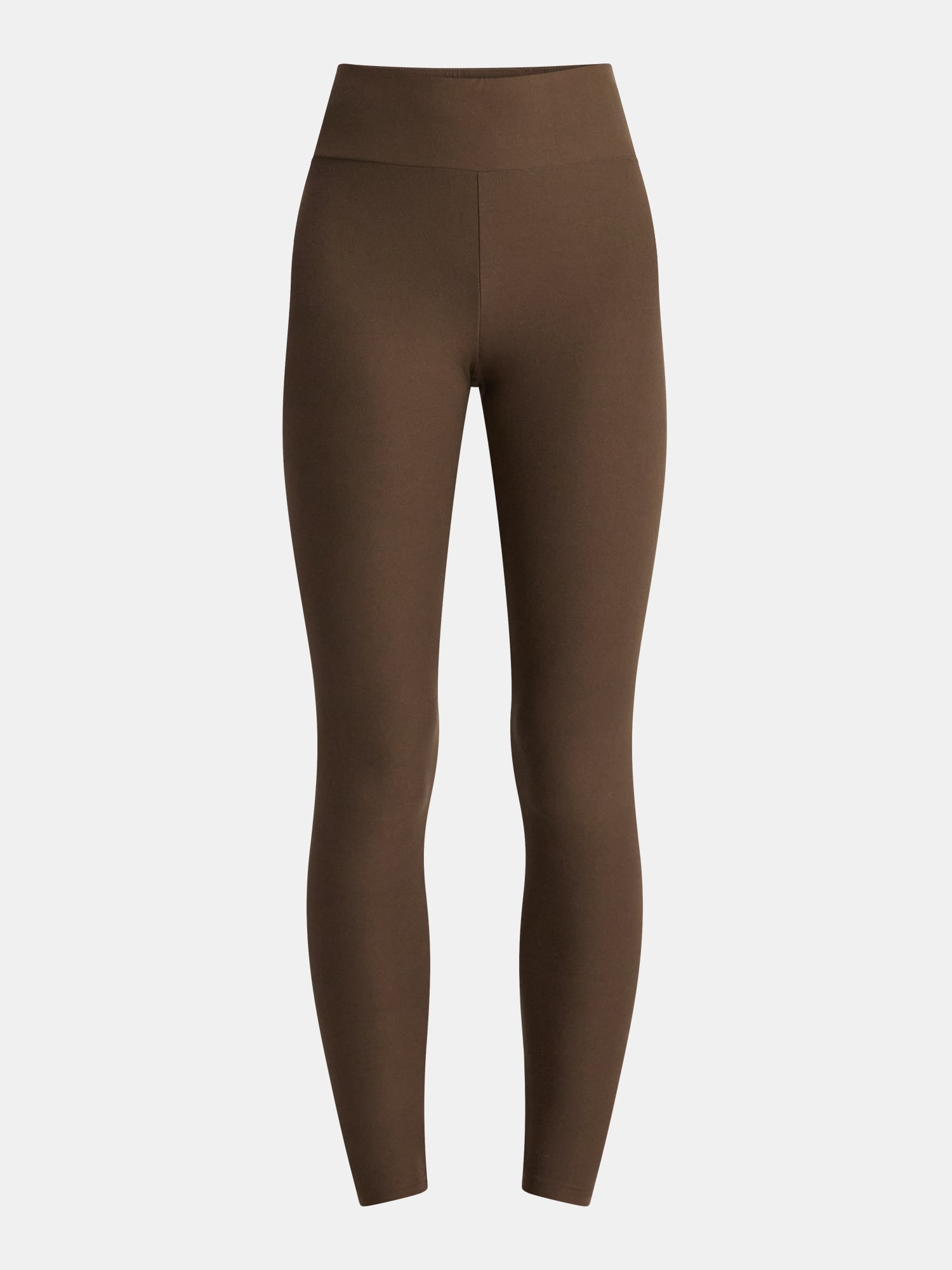 No Boundaries Faux Sueded Ankle Leggings, 27.5”Inseam, 1 or 2-Pack, Women's & Women's Plus Sizes XXS-4X