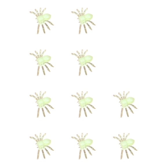 10 Pcs Mini Plastic Spiders,Small Fake Spiders,0.63 inch Mini Realistic Halloween Spider,Mini Small Spiders Halloween Prank Props for Halloween Home Indoor Party Decorations Supplies