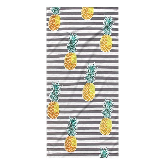 Summer Beach Towel Fresh Floral Print Quick Dry Microfiber Large Pool Towel Sand Free Lightweight Absorbent Blankets for Travel Swimming and Outdoor