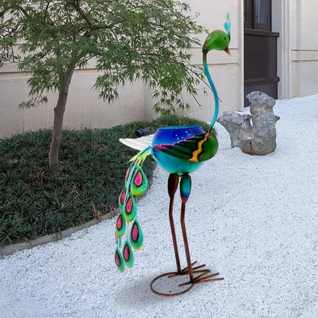 Arte del hierro para decoración de jardín, de piezaza, esculturas de animales de liquidación exquisitas para decoración de adornos de CUTICAT estatuas al aire libre