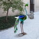 thumbnail image 2 of Macetas decorativas para jardín, exquisitas esculturas de animales para el hogar, parque y exteriores Pavo real, 2 of 8