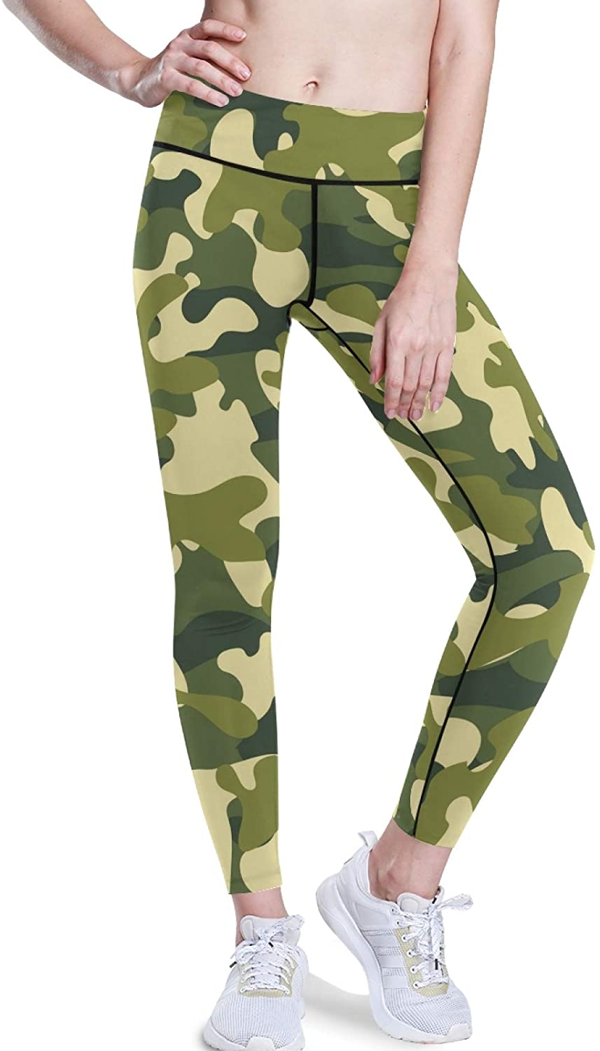 Green Stretch Workout Pants 